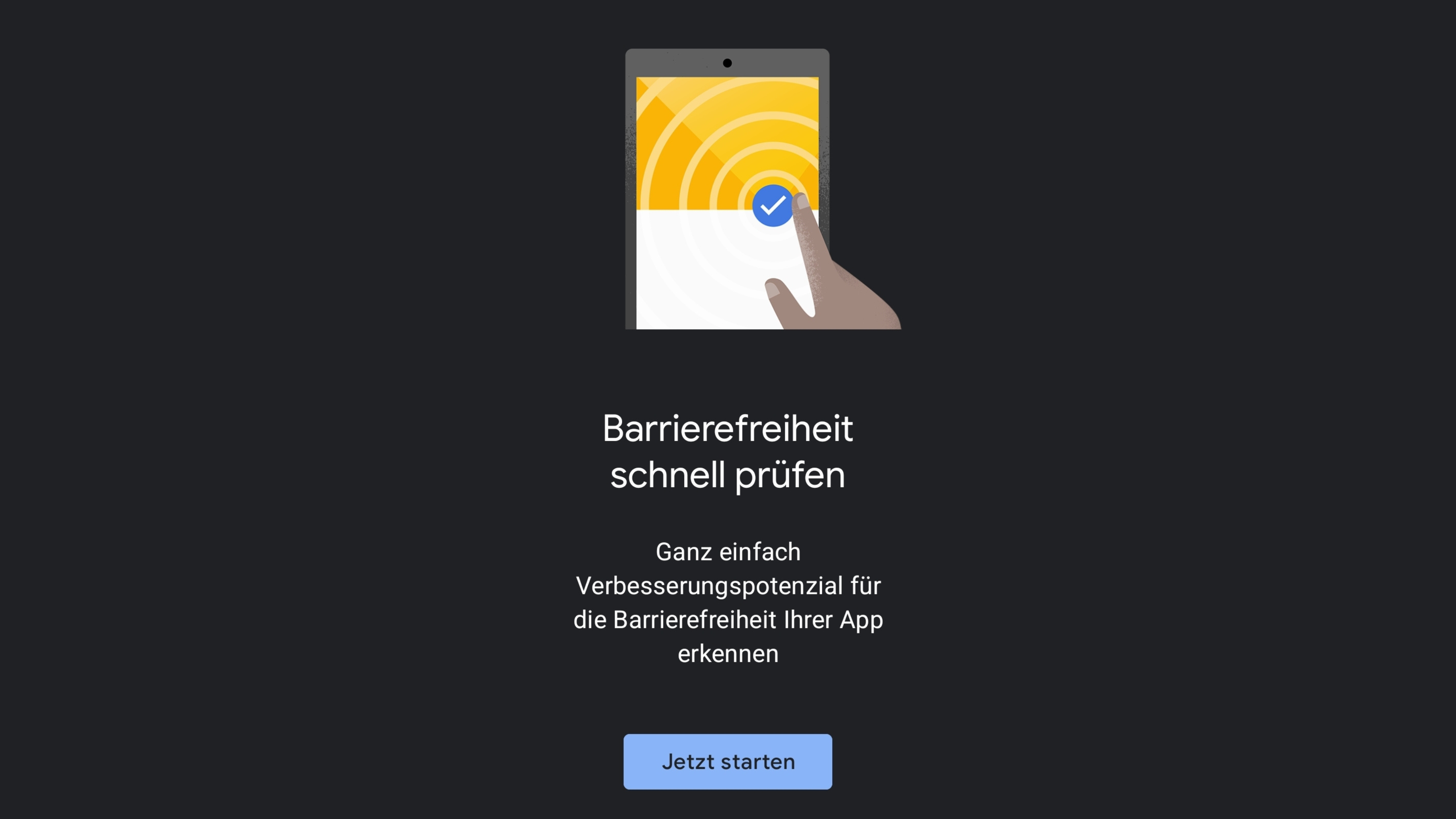 Accessibility Scanner von Google