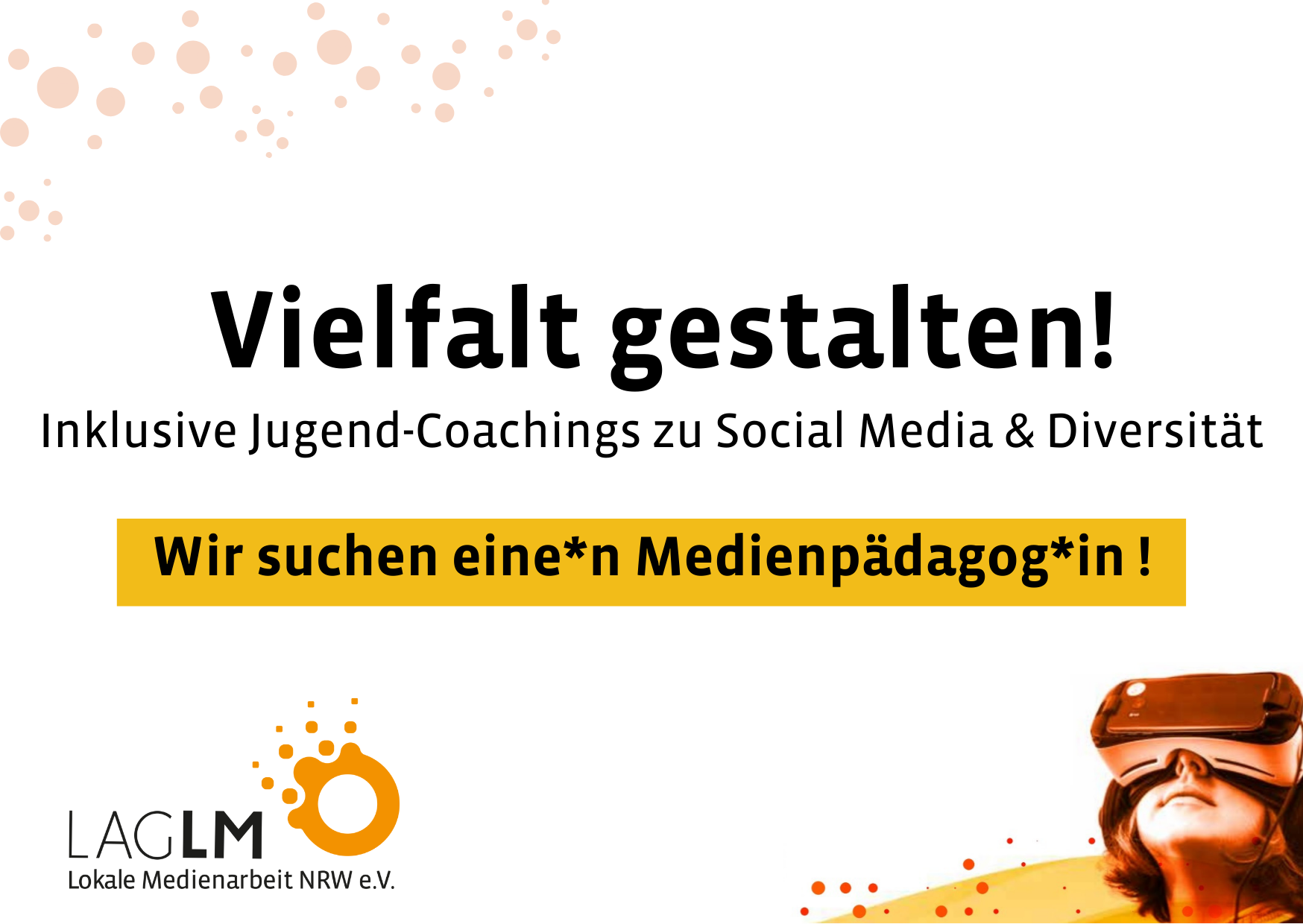 Medienpädagog*in gesucht!